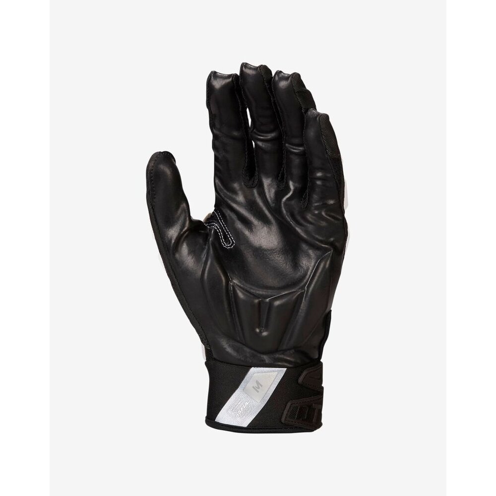 Nike D-Tack 6.0 Football Gloves, Black/White, Adult Unisex Size MD #NFG21937 - Picture 2 of 5